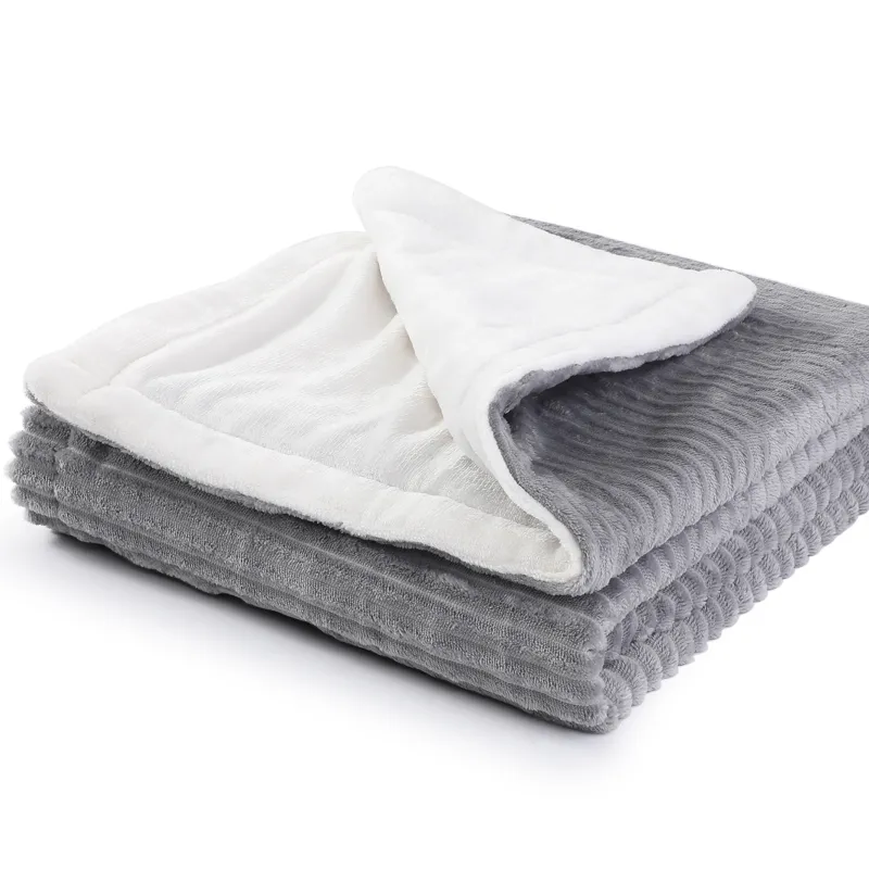 ribbed throw blanket