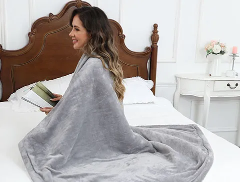 Sous la couverture électrique Flanelle